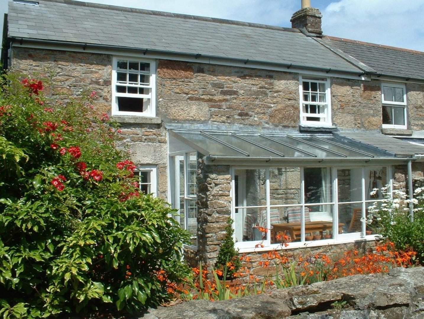 Tivoli Cottage frontage from Stylish Cornish Cottages