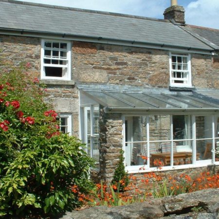 Tivoli Cottage frontage from Stylish Cornish Cottages