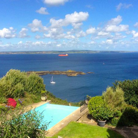 Cornwall Cottage swimming pool - from Stylish Cornish Cottages