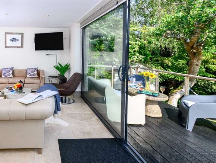 Patio Doors to Garden | Holiday Cottage in Mousehole