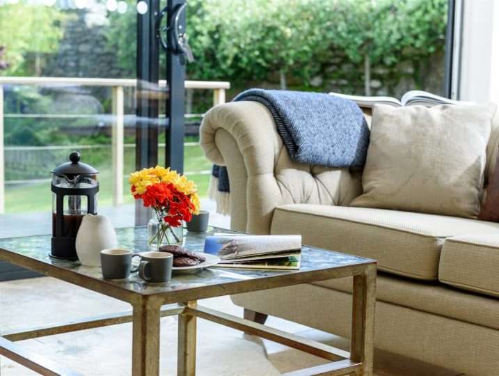 Sofa in Sitting Area | Holiday Cottage in Mousehole