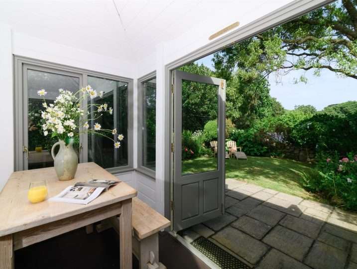 Sunny Dining Area leading to Private Garden | Cornish-Cottage-St-Just-Coastal