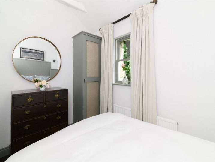 Double Bedroom with Cupboard for Clothes | Porth Nanven Cottage - Cornish Cottage St Just - Coastal