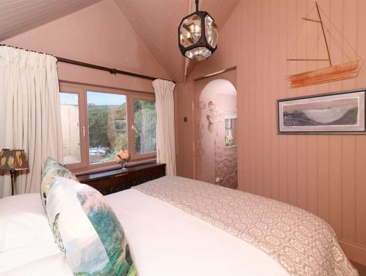 Comfortable Bedroom at the end of the Cottage | Porth Nanven Cottage - Cornish Cottage St Just - Coastal