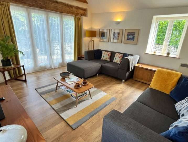 Cornish Barn Near Coast | Open Plan Sitting Room