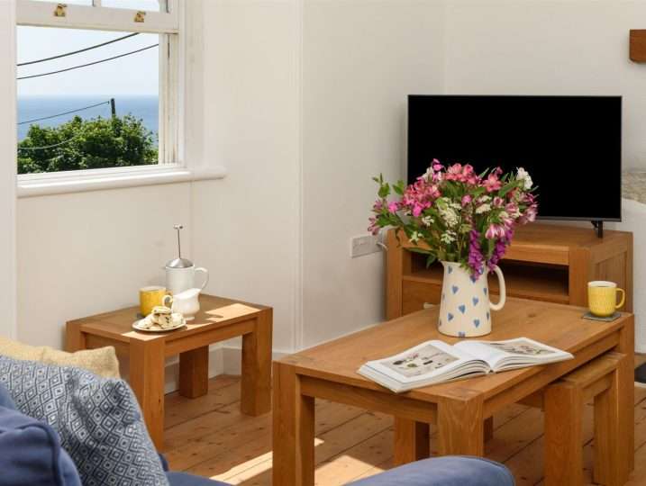 Sitting room with Sea Views | Family Holiday Cornwall Near Beach