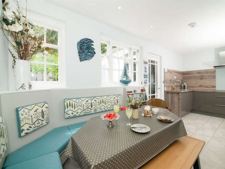 Dining Room laid for breakfast | Retreat in Mousehole sea views