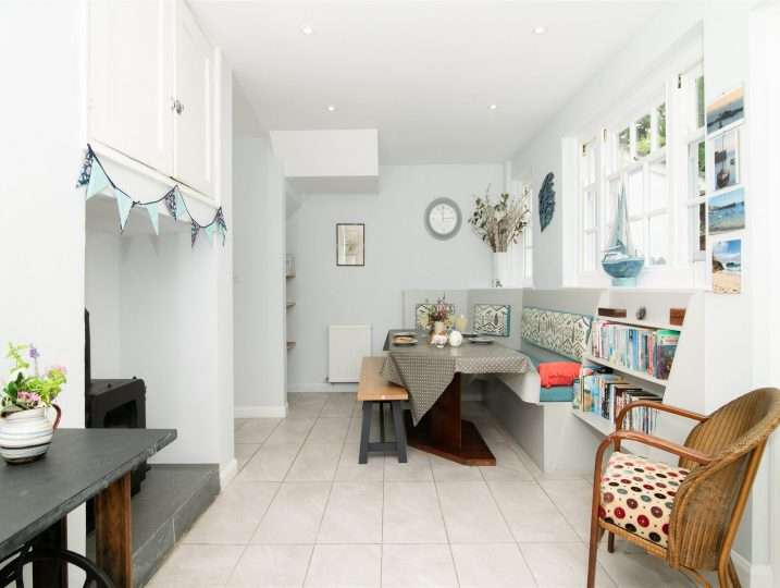 Open Plan Kitchen, dining room | Retreat in Mousehole sea views