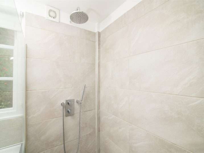 Large Shower Enclosure | Patio Garden | Retreat in Mousehole sea views