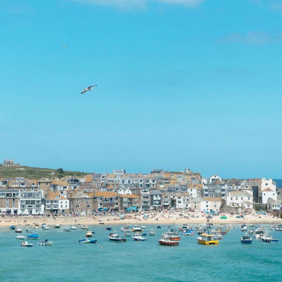 St Ives Harbour Beach | dog-friendly St Ives autumn